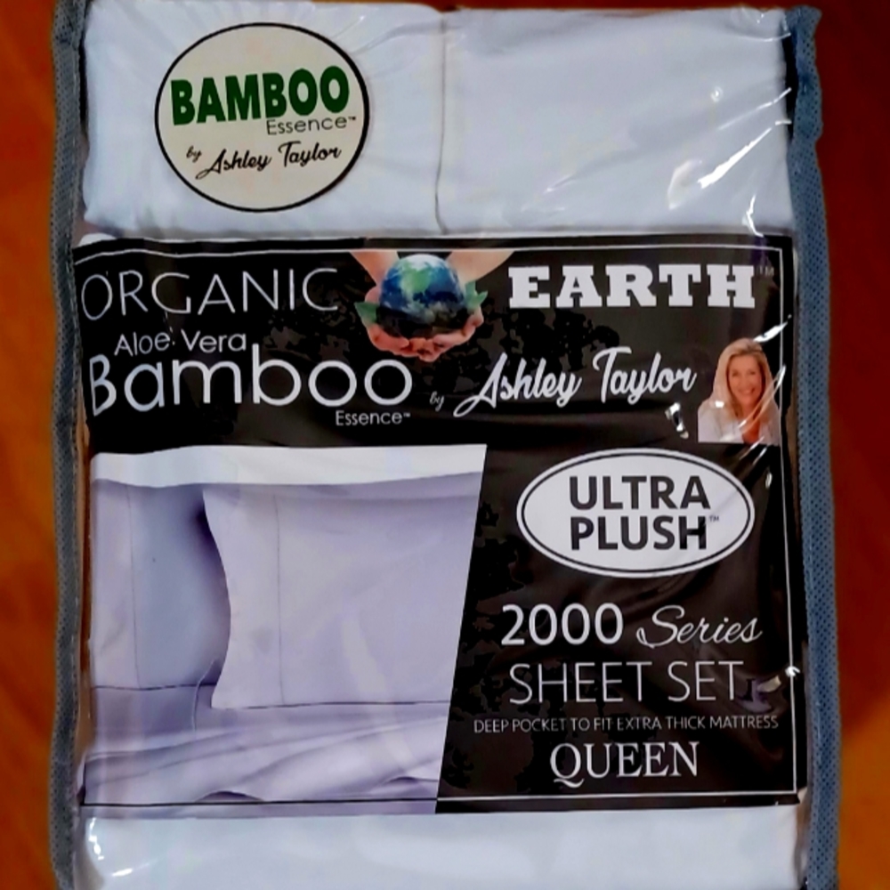🆕Ashley Taylor  Organic Earth 4-PC Queen S